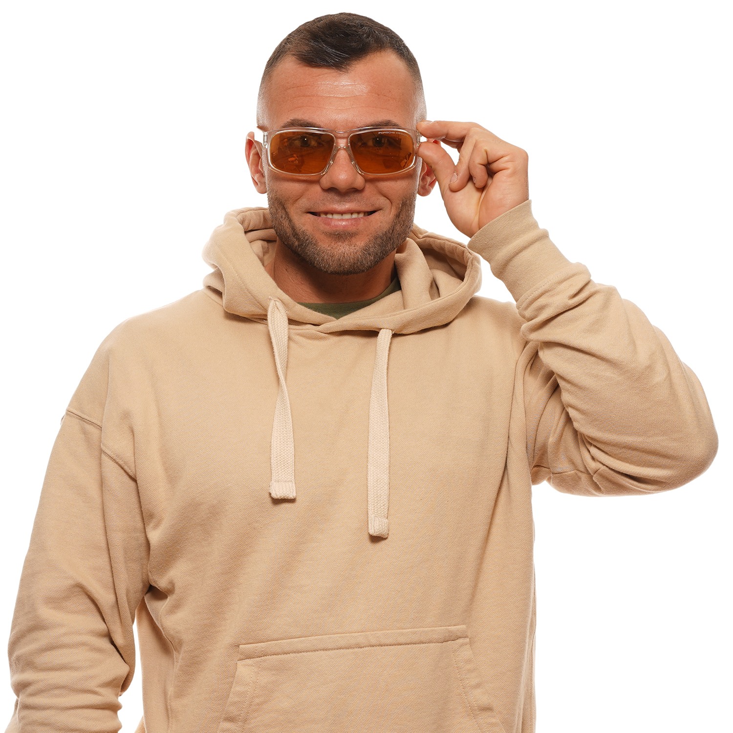 Sunglasses Porsche Design Rectangle με Acetate σκελετό - Image 4