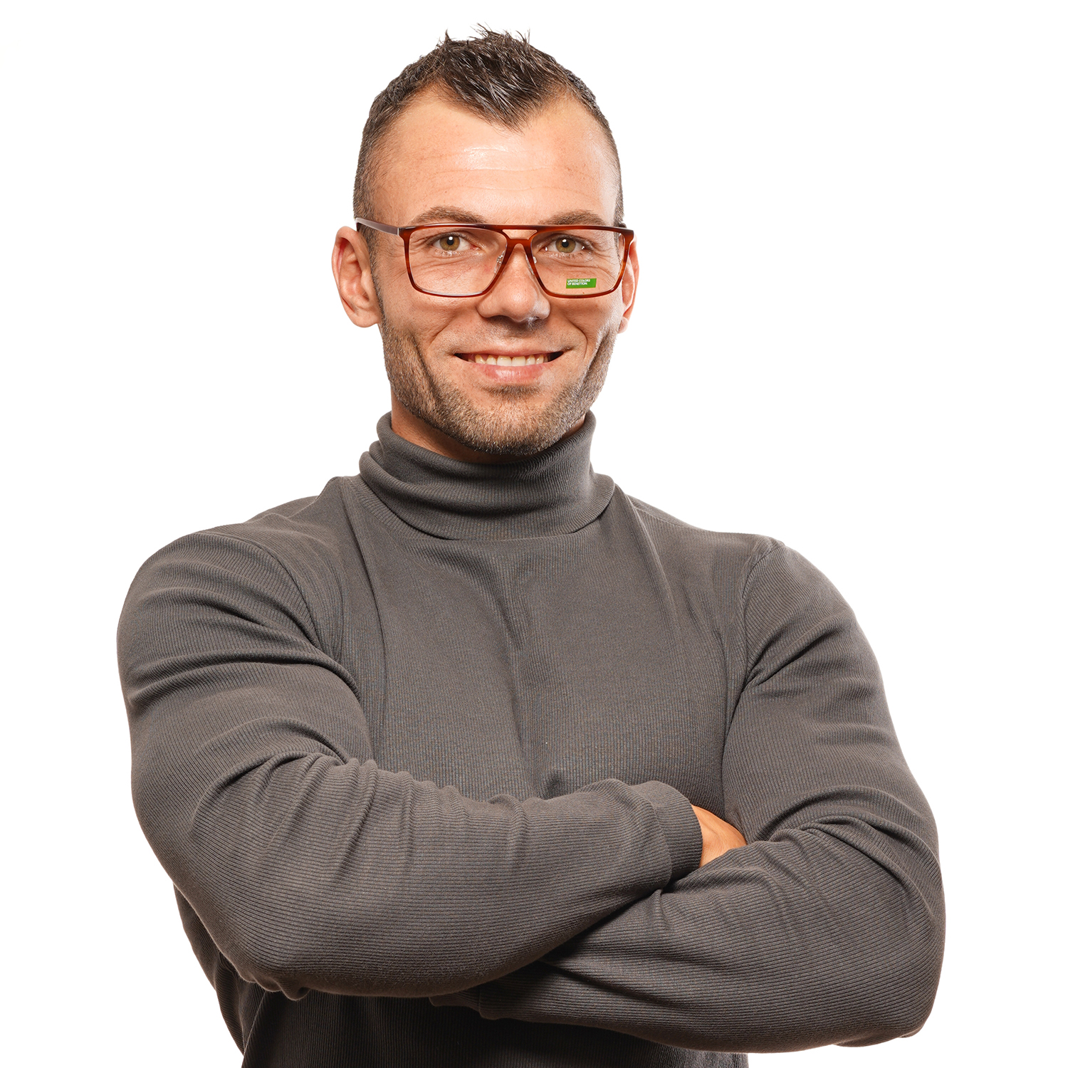 Σκελετός Γυαλιών Benetton Aviator με Acetate σκελετό - Image 4