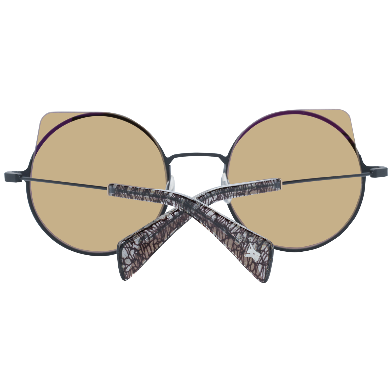 Sunglasses Yohji Yamamoto Round με Metal & Plastic σκελετό - Image 3