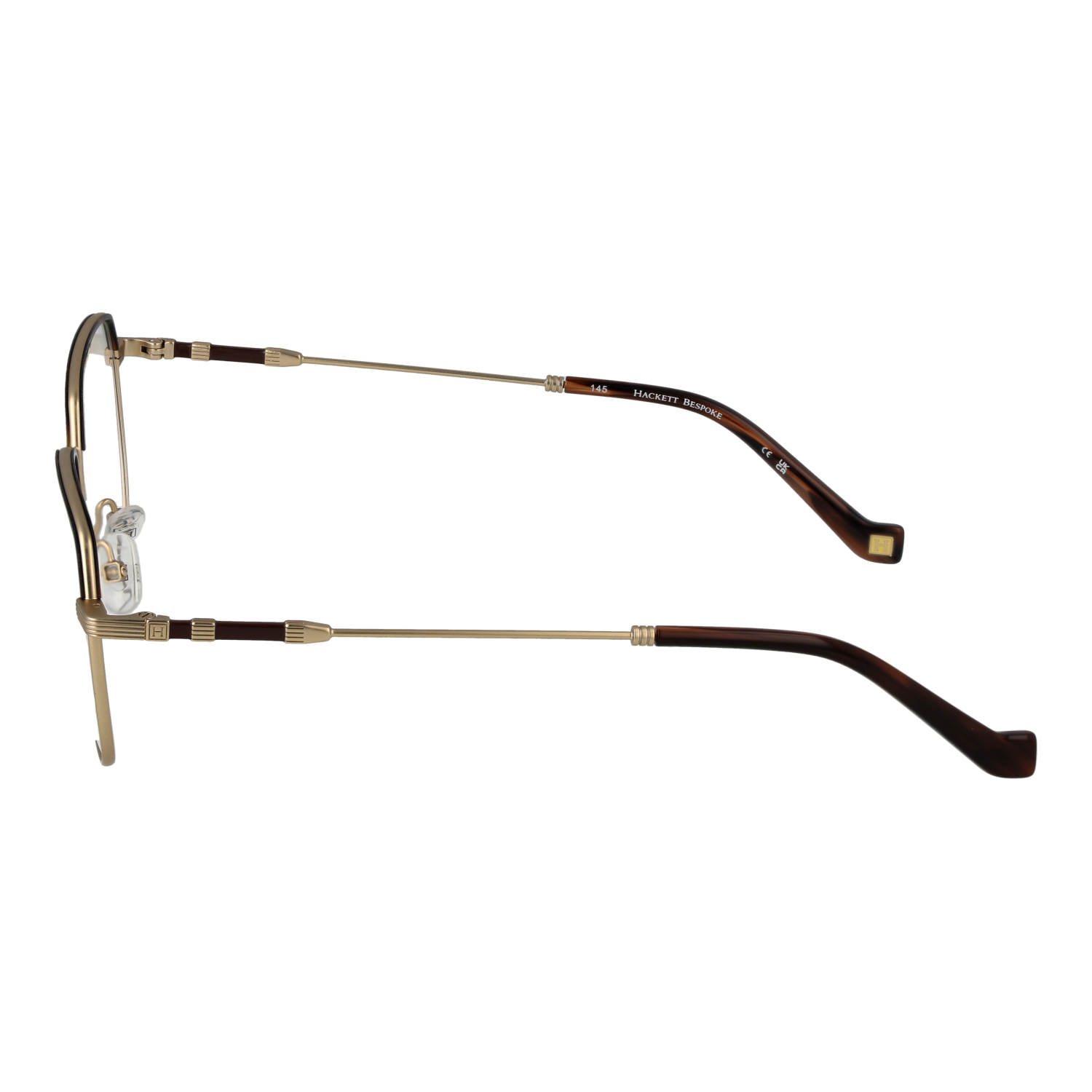 Σκελετός Γυαλιών Hackett Bespoke Round με Μεταλλικό σκελετό - Image 4