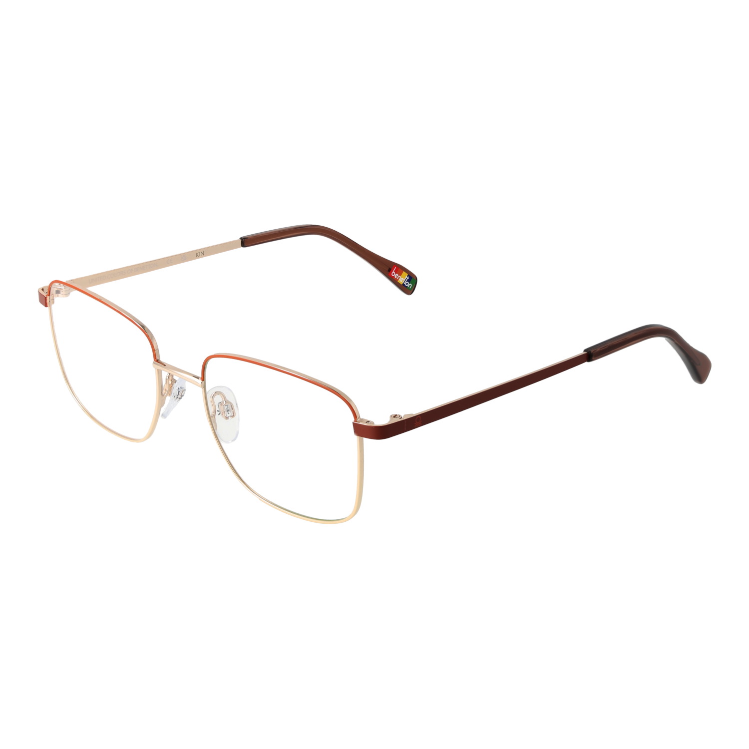 Σκελετός Γυαλιών Benetton Square με Μεταλλικό σκελετό