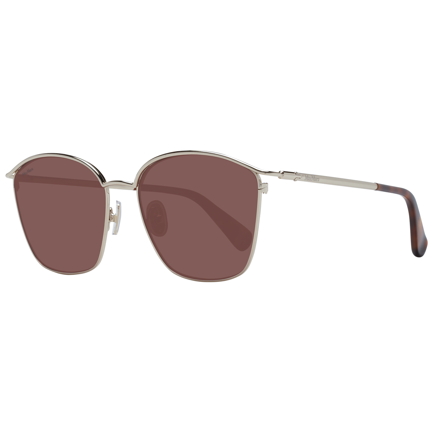 Sunglasses Max Mara Rectangle με Μεταλλικό σκελετό