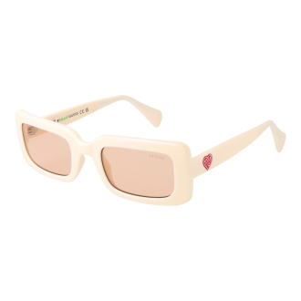 Sunglasses  Guess Rectangle με Plastic σκελετό