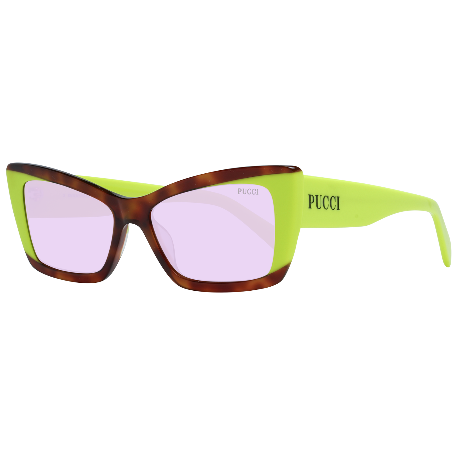 Sunglasses Pucci Rectangle με Plastic σκελετό