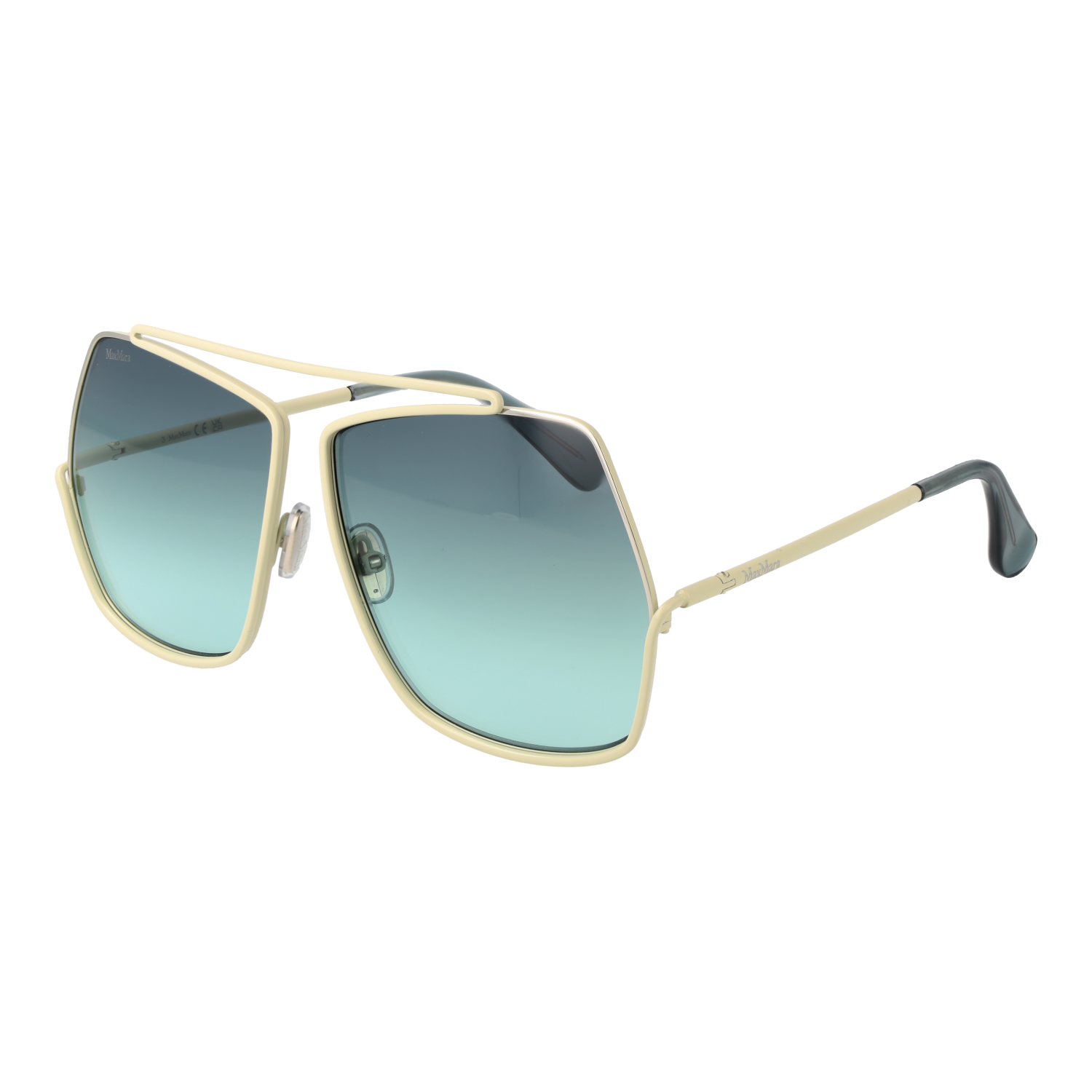 Sunglasses Max Mara Geometric με Μεταλλικό σκελετό