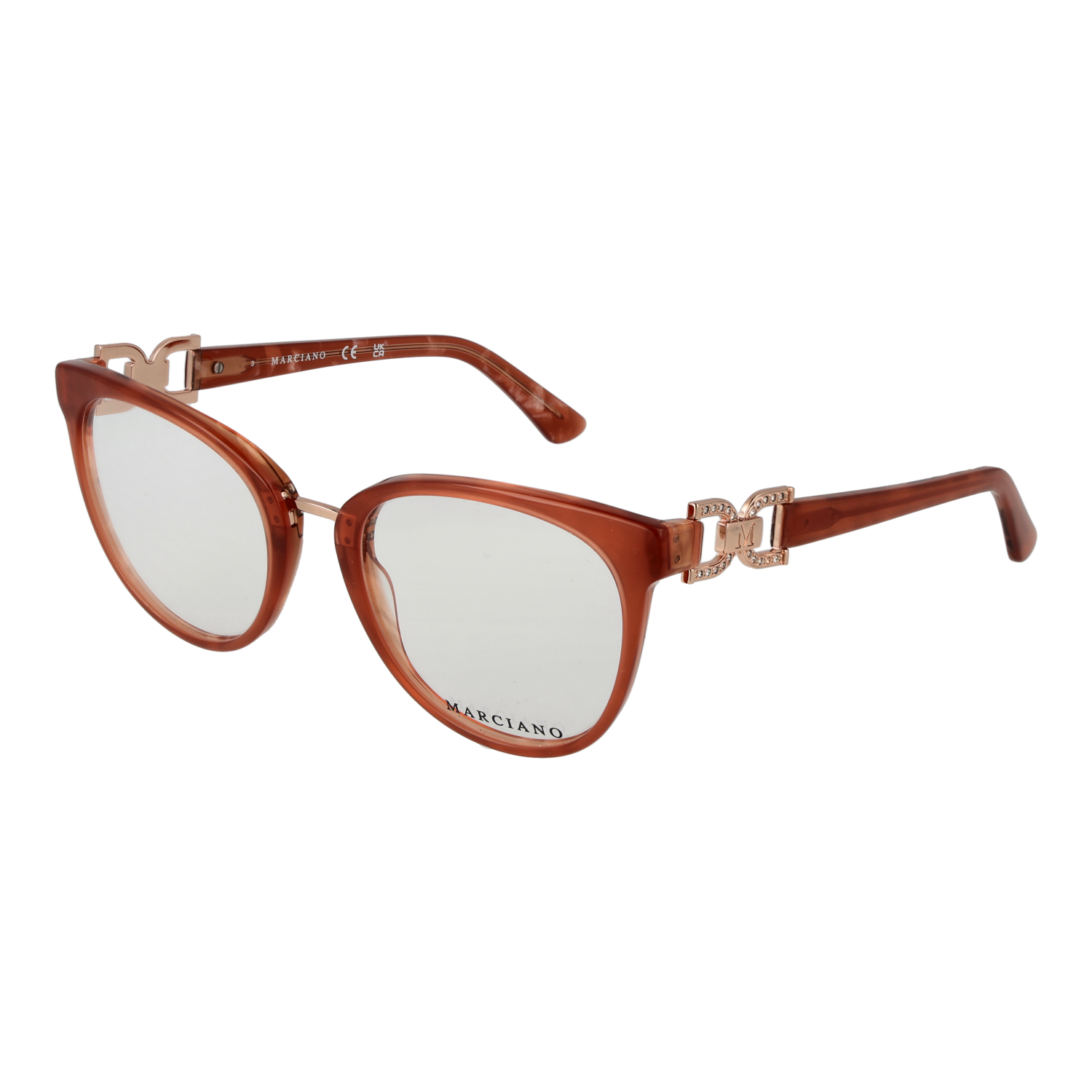 Σκελετός Γυαλιών Marciano by Guess Round με Acetate σκελετό