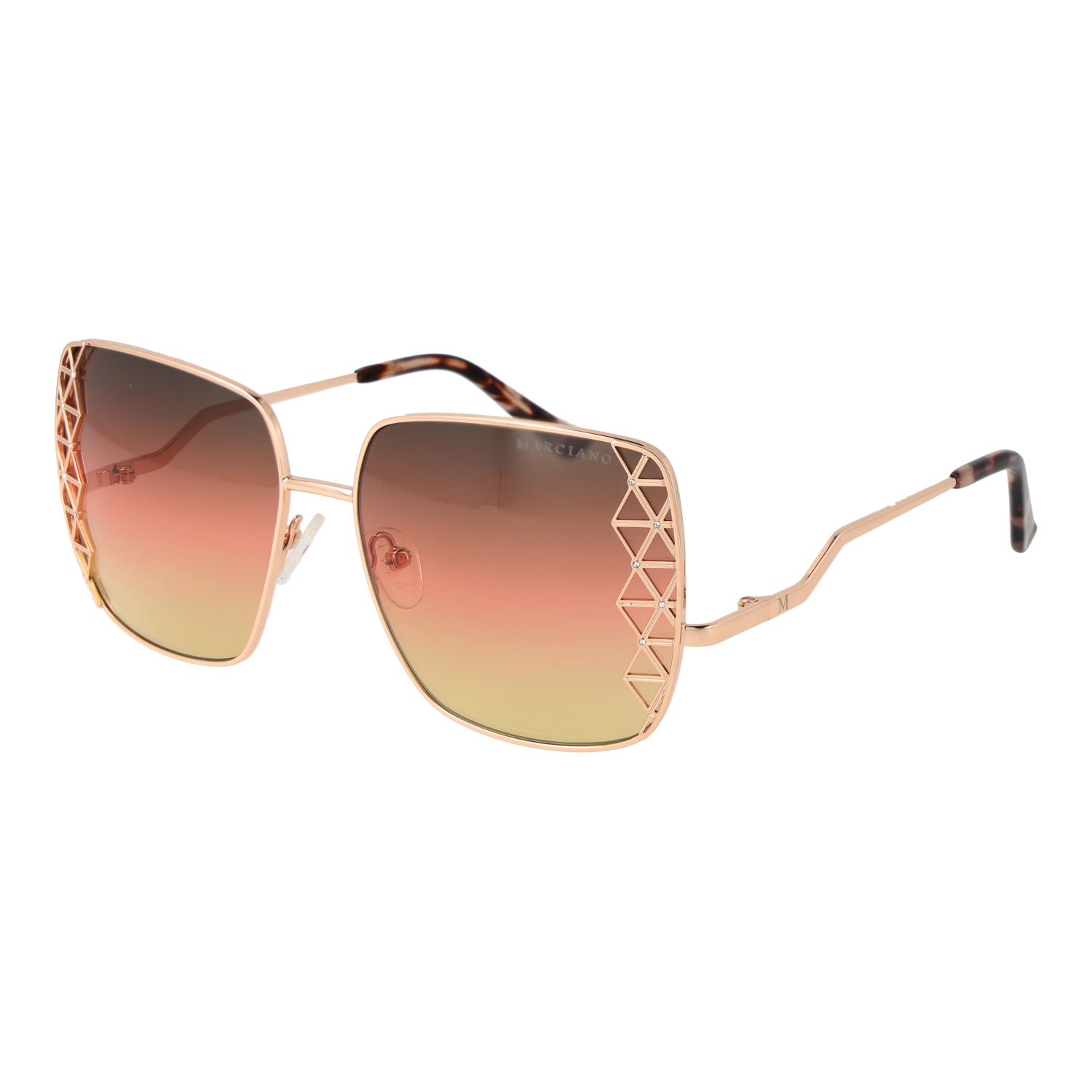 Sunglasses Marciano by Guess Square με Μεταλλικό σκελετό