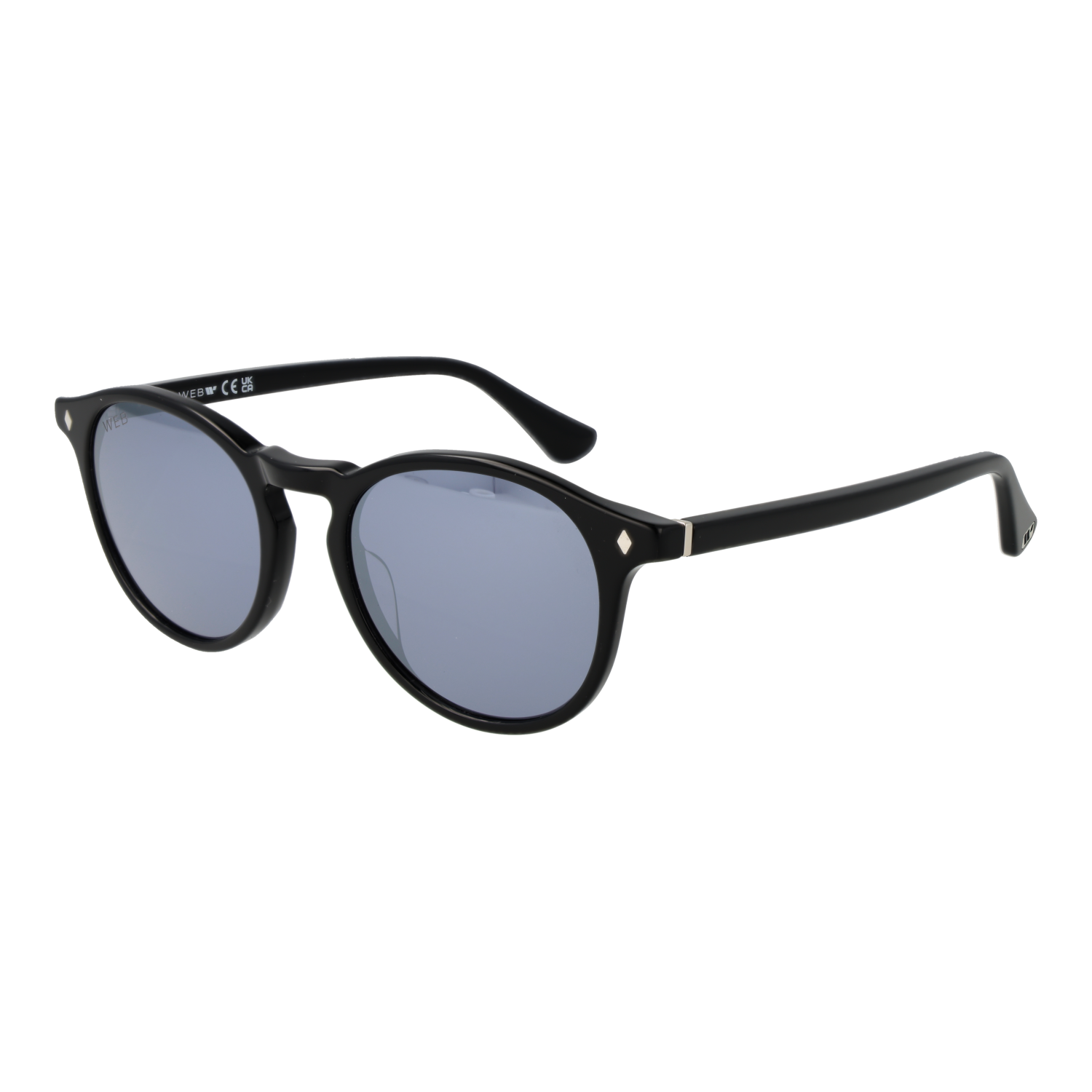 Sunglasses Web Round με Acetate σκελετό