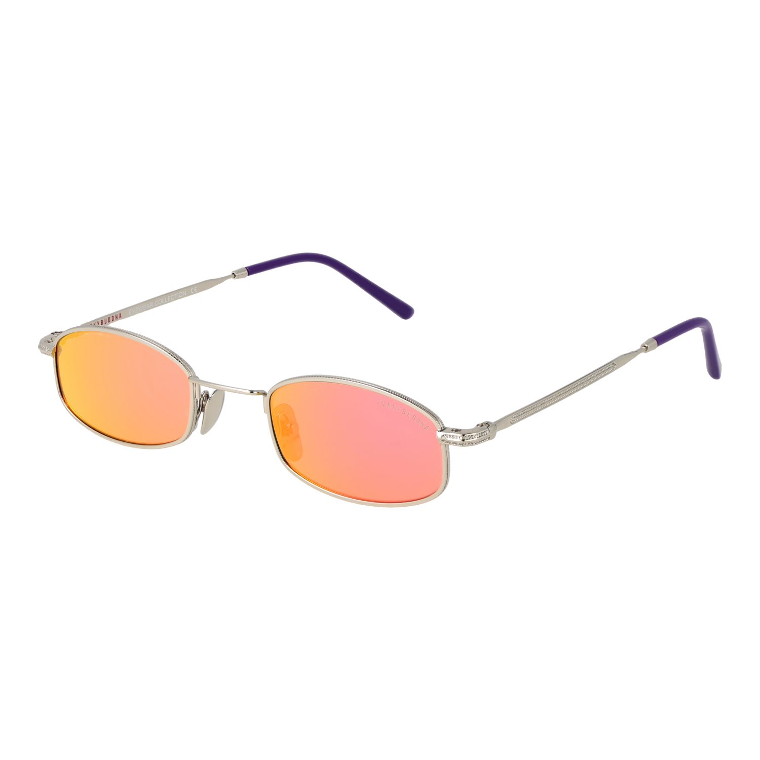 Sunglasses Funky Buddha Rectangle με Μεταλλικό σκελετό - Image 4