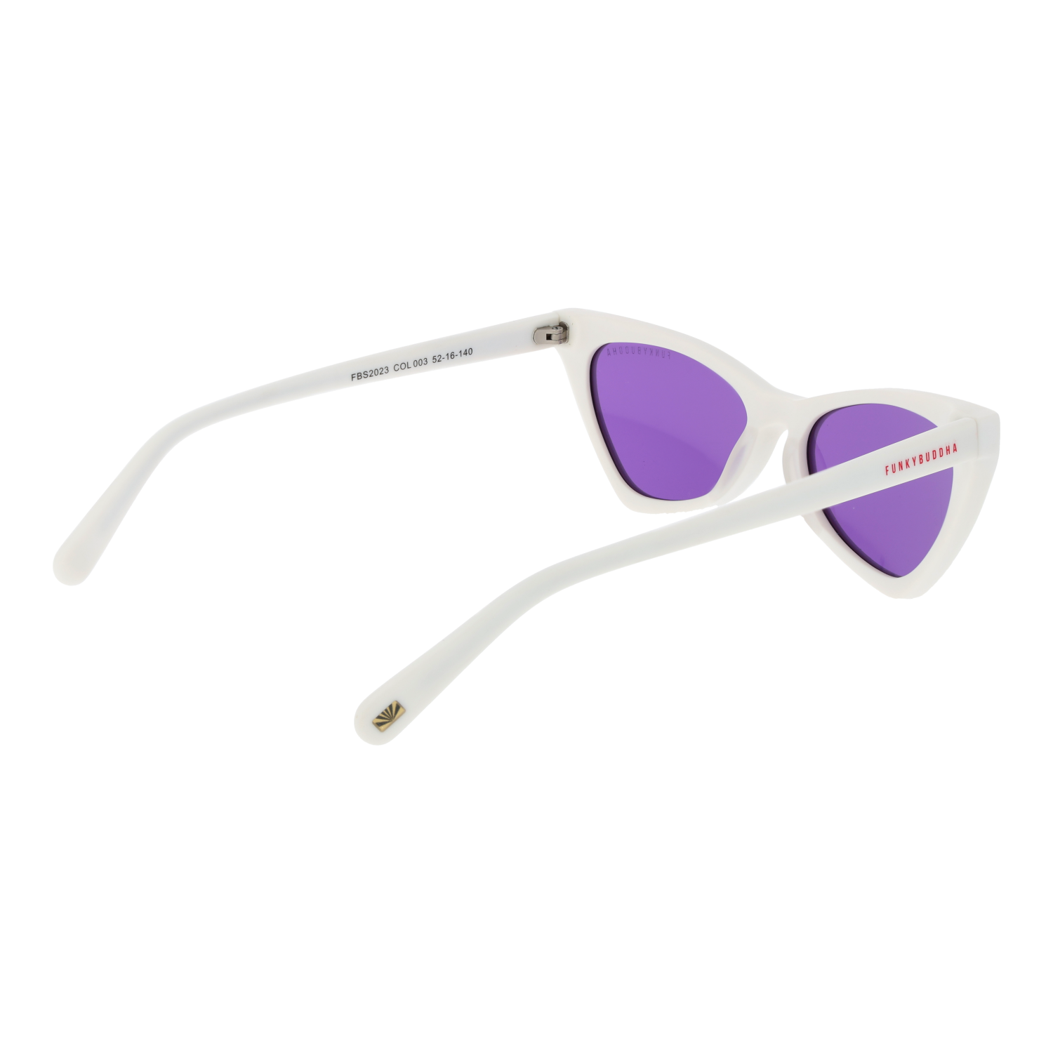 Sunglasses Funky Buddha Cat Eye με Plastic σκελετό - Image 6