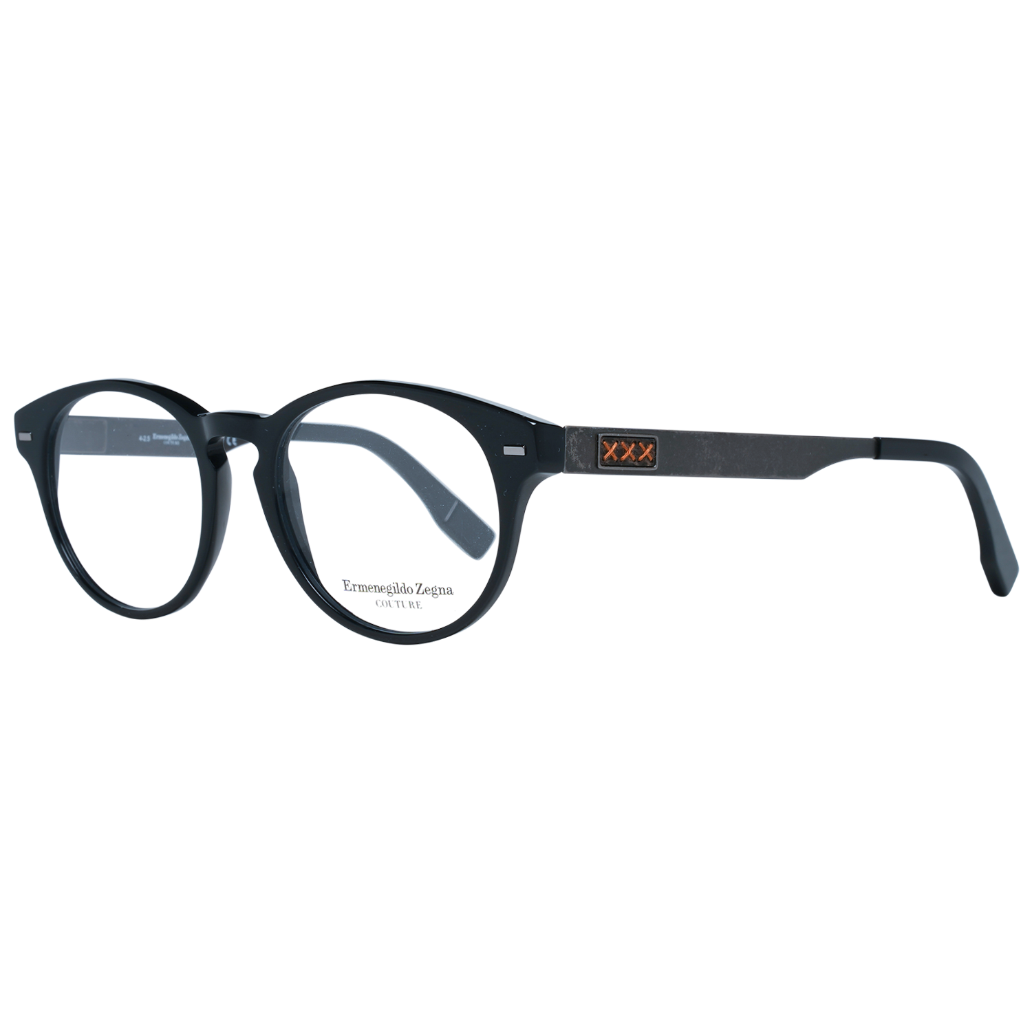 Σκελετός Γυαλιών Ermenegildo Zegna Round με Plastic σκελετό - Image 5