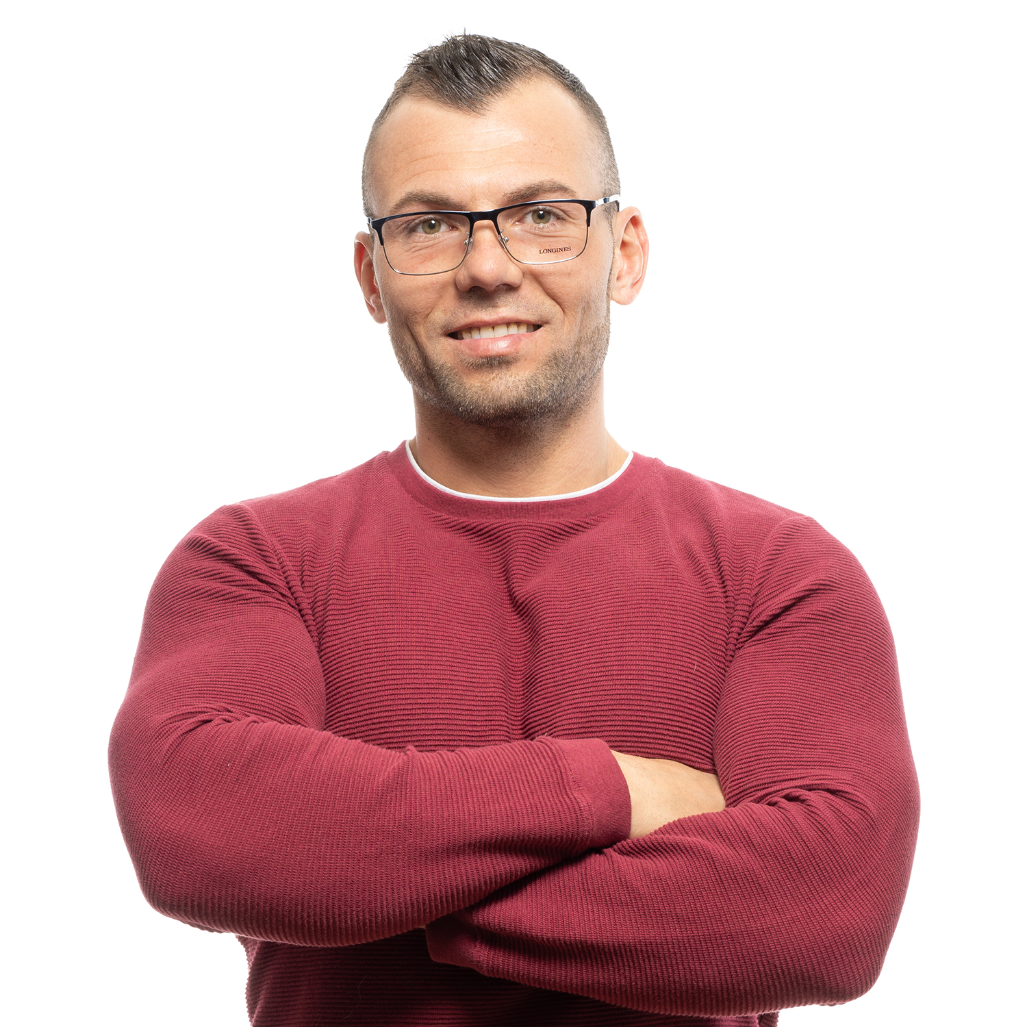 Σκελετός Γυαλιών Longines Rectangle με Μεταλλικό σκελετό - Image 8