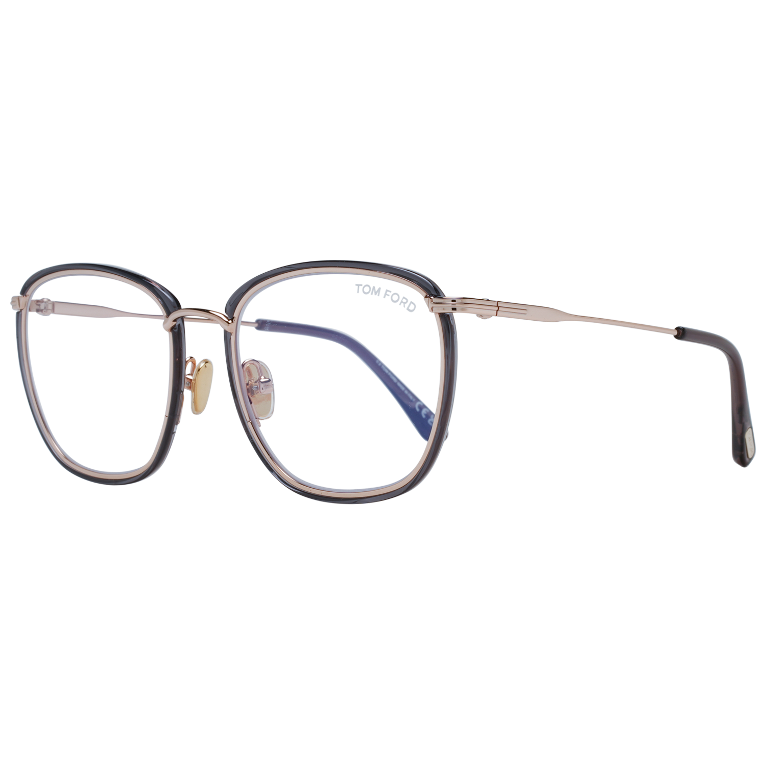 Frames with Blue-Filter Lenses Tom Ford Round με Μεταλλικό σκελετό - Image 4