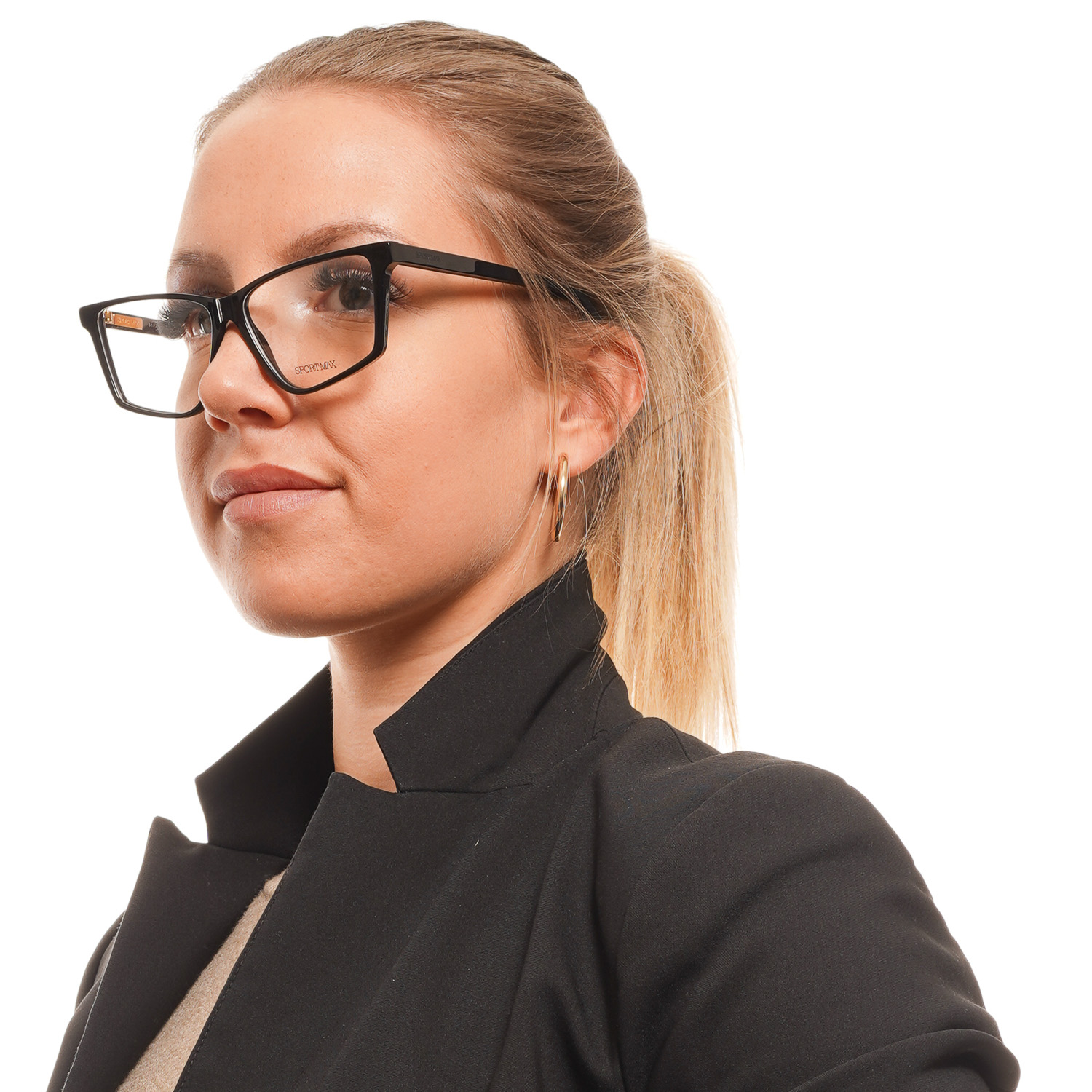 Σκελετός Γυαλιών Sportmax Rectangle με Acetate σκελετό - Image 8