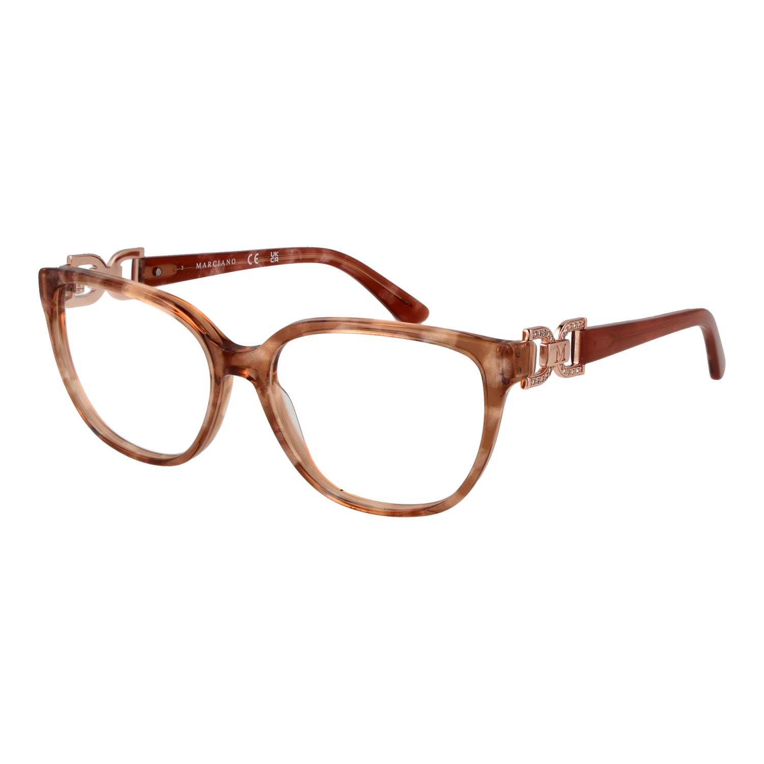 Σκελετός Γυαλιών Marciano by Guess Geometric με Acetate σκελετό