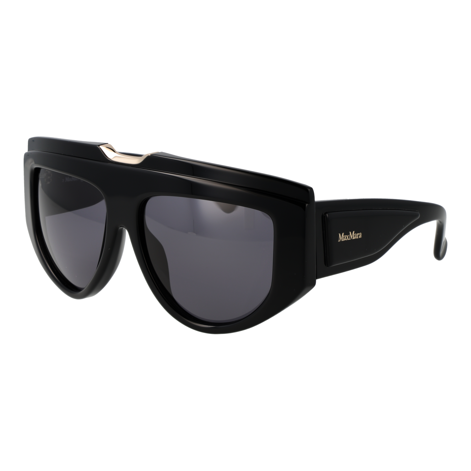 Sunglasses Max Mara Rectangle με Acetate σκελετό - Image 4