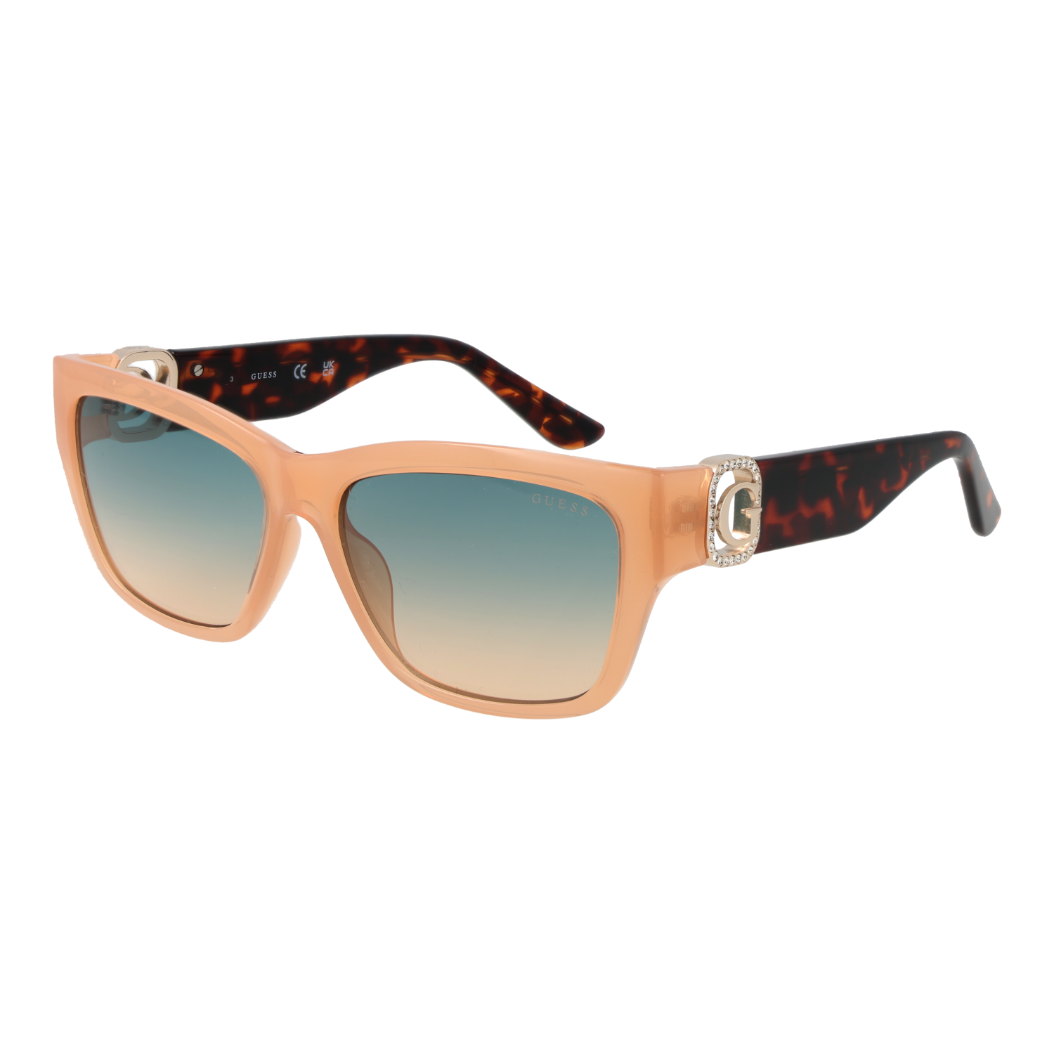 Sunglasses Guess Rectangle με Stainless Steel σκελετό - Image 4