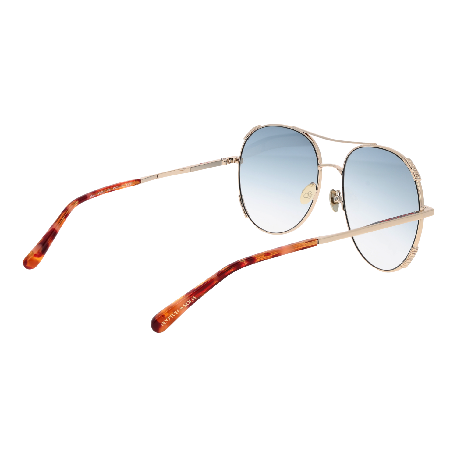 Γυαλιά Ηλίου Scotch & Soda Aviator με Acetate σκελετό - Image 3
