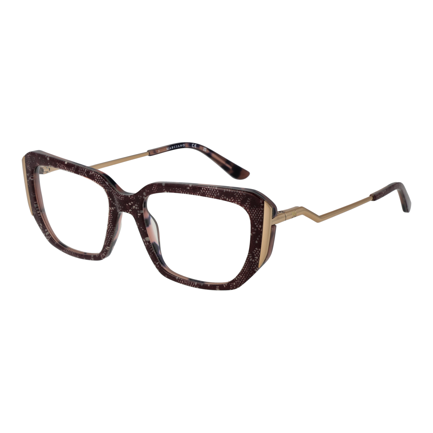 Σκελετός Γυαλιών Marciano by Guess Rectangle με Acetate σκελετό