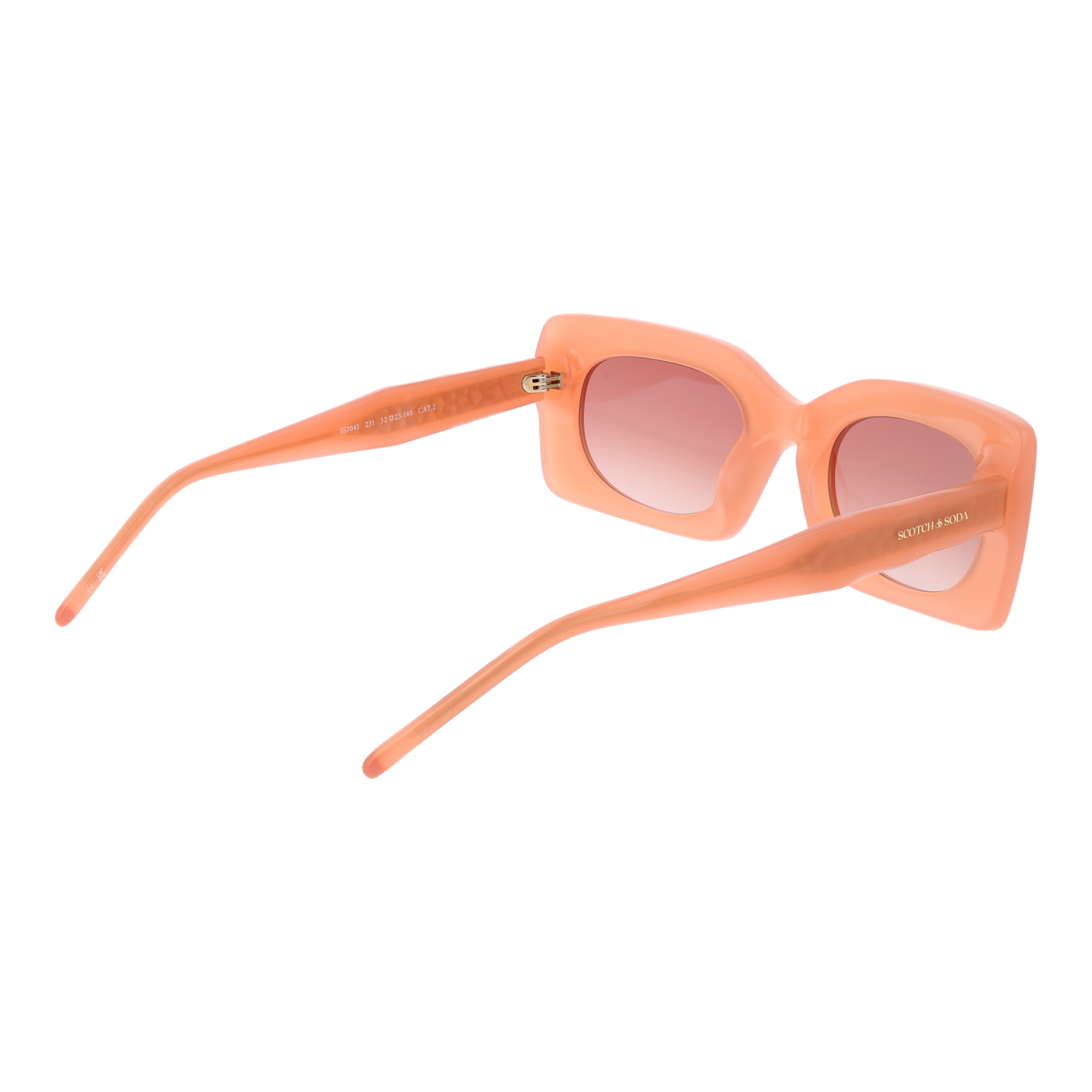 Γυαλιά Ηλίου Scotch & Soda Rectangle με Acetate σκελετό - Image 3